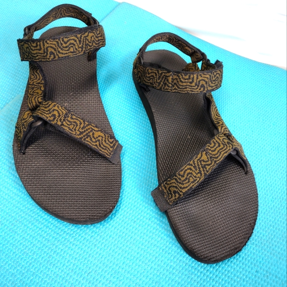 Teva Mens Hiking Trail Sports Sandals Water Outdoor Hook & Loop - 12